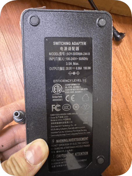 *Brand NEW* SOY SOY-3000666-244-B 30V6.66A 199.8W Large Mouth Power Adapter Transformer Cable Power Supply *Brand NEW* SOY SOY-3000666-244-B 30V6.66A 199.8W Large Mouth Power Adapter Transformer Cable Power Supply